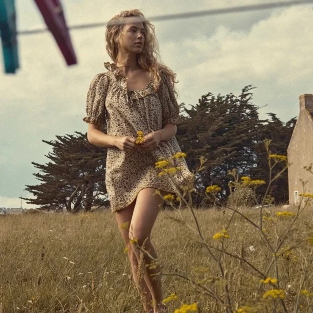 DOEN Evalene Dress in Bell Poppy Small